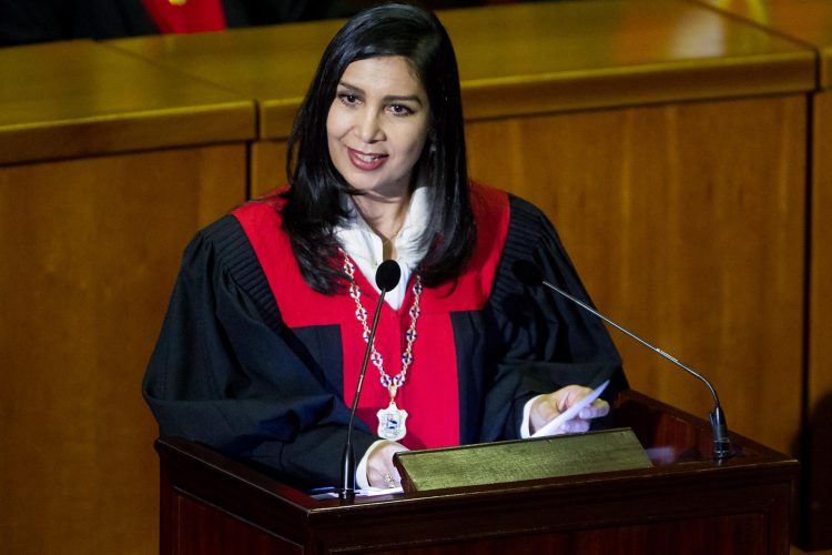 La presidenta del Tribunal Supremo de Justicia de Venezuela, Gladys Gutiérrez, en una fotografía de archivo. EFE/Miguel Gutiérrez