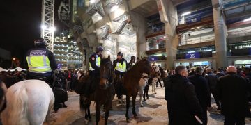 Madrid se blinda a la espera de una marea azul de 5.450 hinchas ingleses