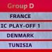 Francia en un grupo asequible, con Dinamarca como vieja conocida