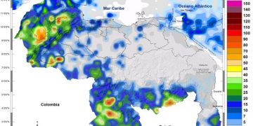 Inameh prevé nubosidad, lluvias y descargas eléctricas para este #20Abr
