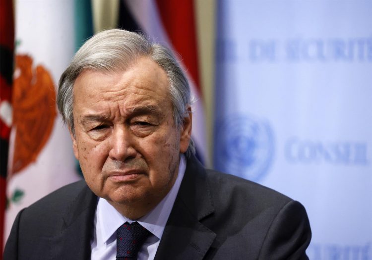El secretario general de la ONU, António Guterres, en una fotografía de archivo. EFE/EPA/Jason Szenes