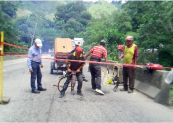 Inician labores de recuperación del puente de La Bajada del Río