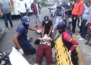 Accidente de tránsito deja un hombre lesionado