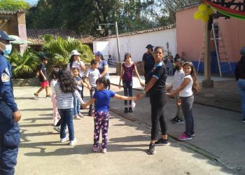 Realizan tarde de juegos tradicionales en Boconó
