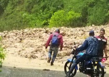 Interrumpido paso entre Betijoque y Sabana de Mendoza por deslave