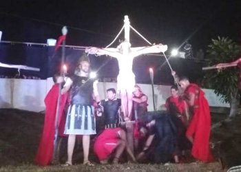 Viacrucis viviente estremeció y elevó fe católica del pueblo motatanense