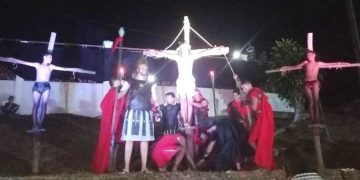 Viacrucis viviente estremeció y elevó fe católica del pueblo motatanense