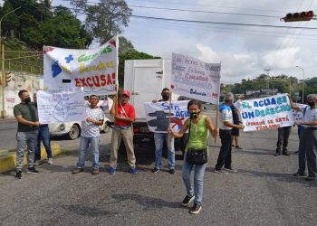 Comunidades del norte de Valera protestaron por falta de agua: Gobernador, alcaldesa queremos hechos y no promesas