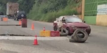 Material usado para instalar reductores podría ser usado para tapar huecos en El Vigía