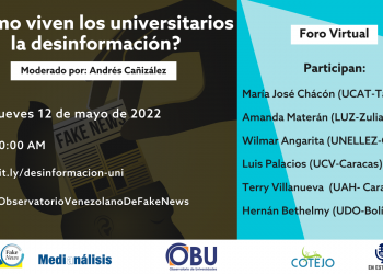 Jóvenes universitarios relatarán sus experiencias con la desinformación