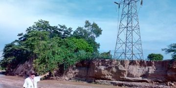 Nuevamente en peligro torres que sostienen arvidal de alta tensión en cercanías de La Vichú