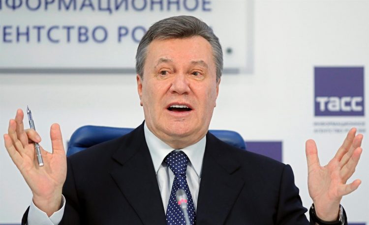 El expresidente ucraniano Viktor Yanukovic en una imagen de archivo. EFE/ Yuri Kochetkov