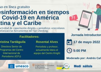Abierta la inscripción para participar en curso on line sobre desinformación y Covid-19