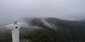 El mayor Cristo del mundo es erguido en Brasil y espera ser inaugurado en 2023