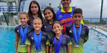 Trujillo destacó en Nacional de Clavados con 11 medallas