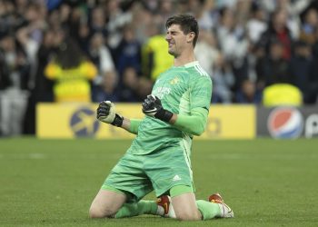 Courtois, mejor jugador de la vuelta de semifinales