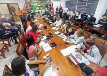 Instalado Puesto de Comando Principal del Estado Mayor de Emergencia en Trujillo