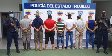 Servicio de Investigación Penal de la Fapet detuvo a 7 hombres por robo de material estratégico