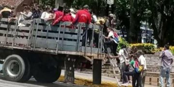 Así se trasladan en Boconó ante la escasez de combustible