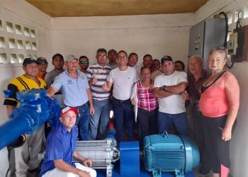Alcalde Keiver Peña reinauguró sistema de rebombeo en El Jabillo