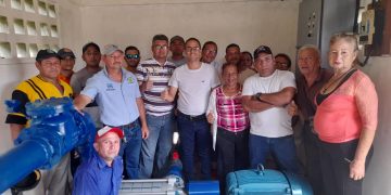 Alcalde Keiver Peña reinauguró sistema de rebombeo en El Jabillo