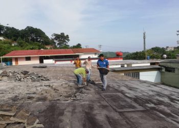 Inician trabajos de recuperación del liceo Rafael María Urrecheaga de Pampán