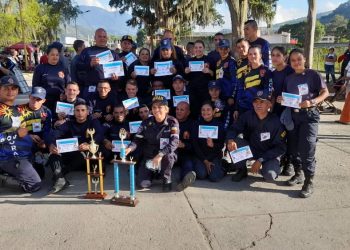 Delegación de Boconó gana competencia de destrezas bomberiles