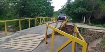 Alcaldía de FMC: pese a las lluvias, el puente provisional de El Paradero se encuentra en «óptimas condiciones»