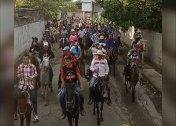 Con cabalgata celebran el Día del Trabajador en el municipio José Felipe Márquez Cañizales