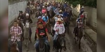 Con cabalgata celebran el Día del Trabajador en el municipio José Felipe Márquez Cañizales