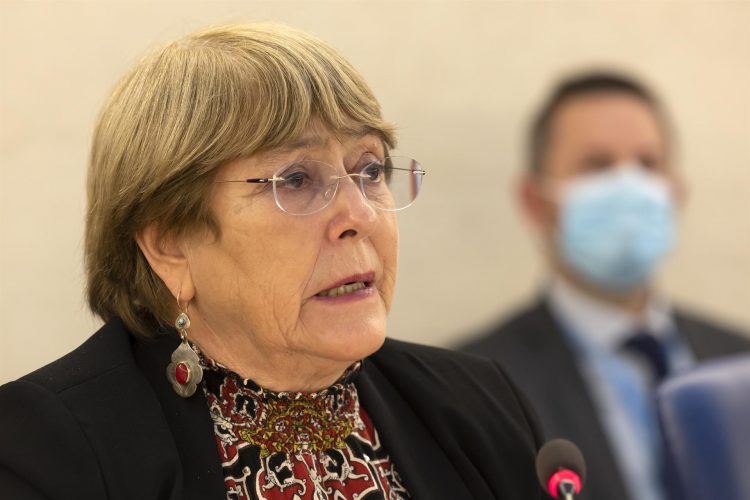 Imagen de archivo de la alta comisionada de la ONU para los Derechos Humanos, Michelle Bachelet. EFE/EPA/SALVATORE DI NOLFI