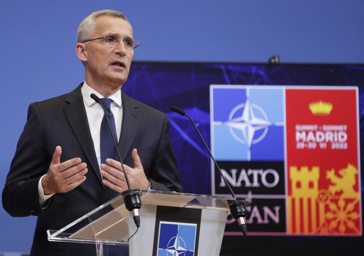 El secretario general de la OTAN, Jens Stoltenberg. EFE/EPA/OLIVIER HOSLET