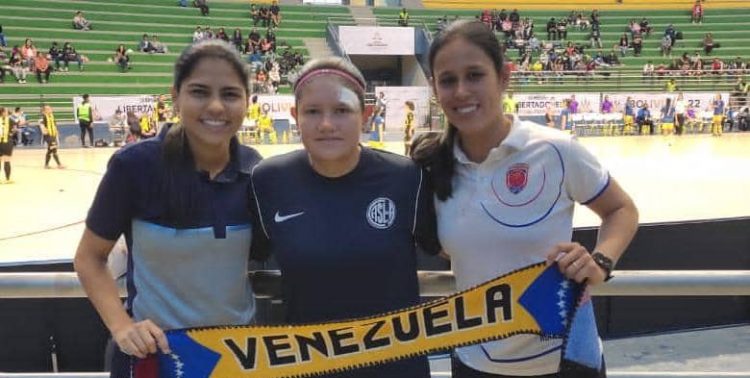 Gabriela, Lavinia y Narvelis, orgullo de Trujillo en la Cola Libertadores de América femenino de fútbol sala