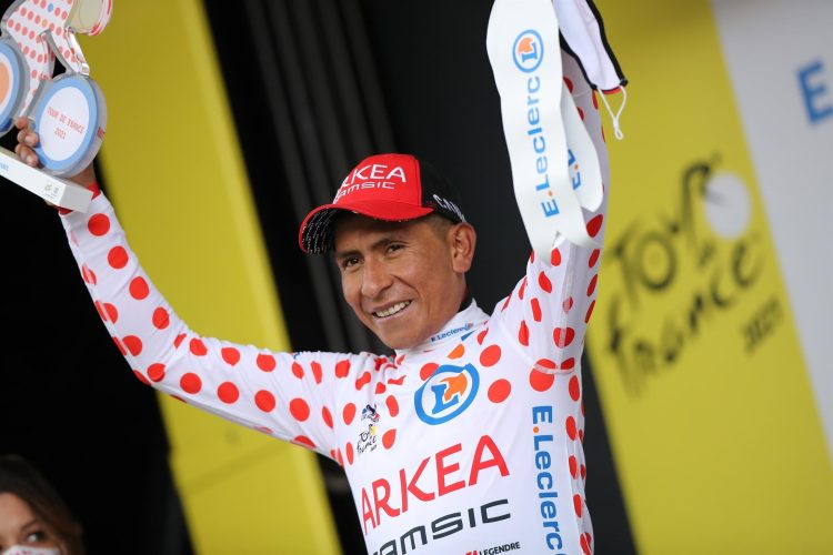 El ciclista colombiano Nairo Quintana, en la pasada edición del Tour de Francia. EFE/EPA/CHRISTOPHE PETIT-TESSON/Archivo