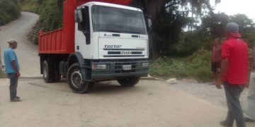 Paleros se alzan en Boconó y exigen 4$ por metro de arena