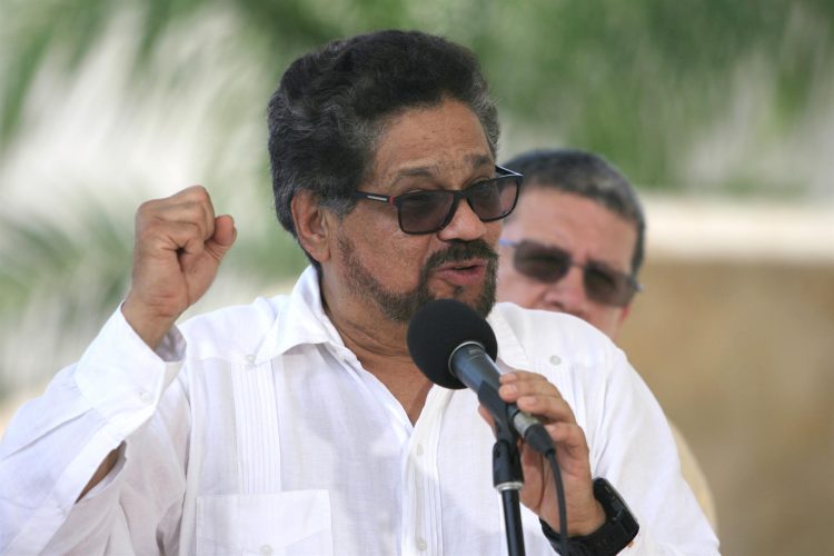 El máximo jefe de las disidencias de las FARC, Luciano Marín Arango, alias Iván Márquez, en una fotografía de archivo. EFE/Ricardo Maldonado Rozo