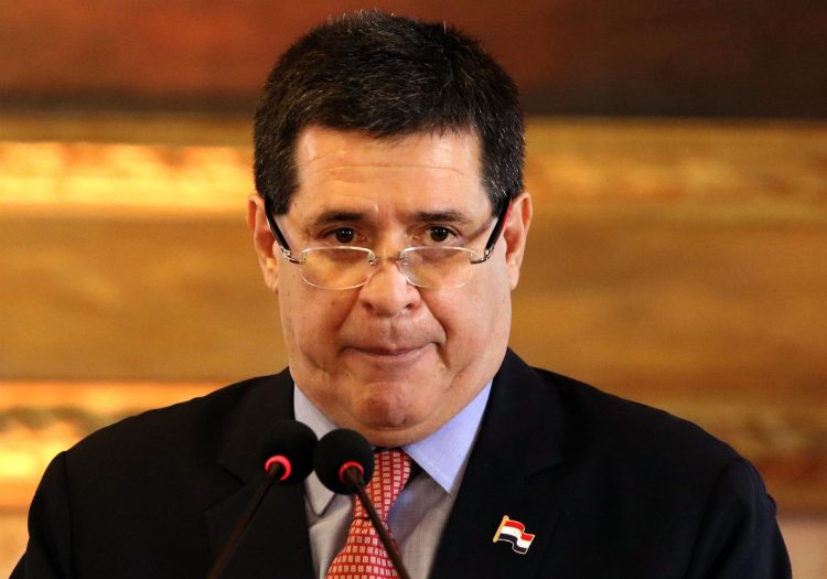 El expresidente de Paraguay, Horacio Cartes, en una fotografía de archivo. EFE/Andrés Cristaldo