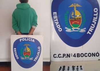 Fapet aprehende con sustancias estupefacientes a alias «El Caraota» en Boconó