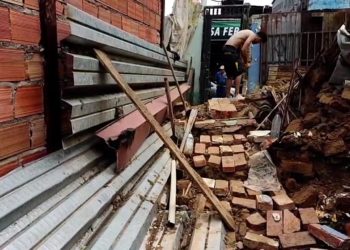 Dos viviendas colapsadas por las precipitaciones registradas en San Cristóbal 
