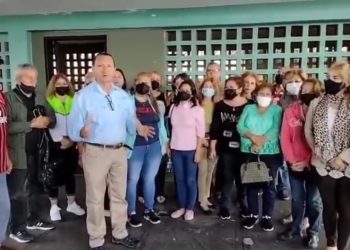 Docentes municipales de San Cristóbal reclaman por la adjudicación de sus beneficios laborales