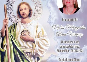 Obituario Nubia Margarita Abreu Vásquez