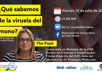 Viróloga Flor Helene Pujol hablará sobre la viruela del mono en Venezuela
