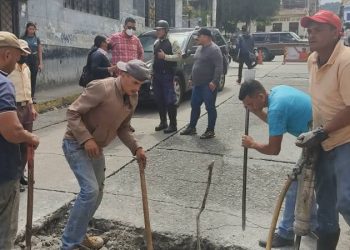 Inician Plan de Sustitución de Paños de Pavimento Rígido en Boconó