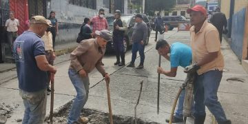 Inician Plan de Sustitución de Paños de Pavimento Rígido en Boconó