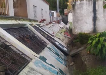 Fuertes precipitaciones en Valera dejan daños materiales
