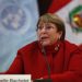 Bachelet reafirma su apoyo a la nueva Constitución chilena