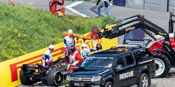 Sainz, retirado en Austria cuando rodaba tercero