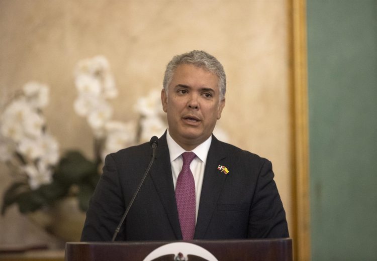El presidente de Colombia, Iván Duque, en una fotografía de archivo. EFE/ Orlando Barría