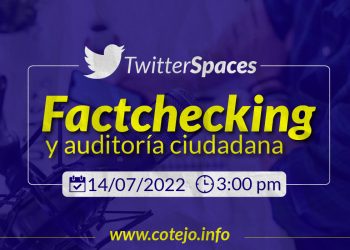 Periodistas de Cotejo.info abordarán la importancia del fact-checking y la auditoría ciudadana en la sociedad