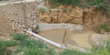 El puente en la recta La Yaguara sigue siendo una amenaza para la transitabilidad de vehículos